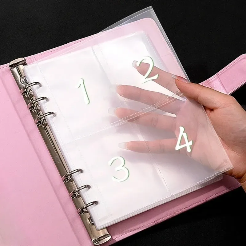 100-Day Savings Challenge Binder with Cash Envelopes - PU Leather Budget Planner for Money Organizer & Financial Goals thumbnail 3