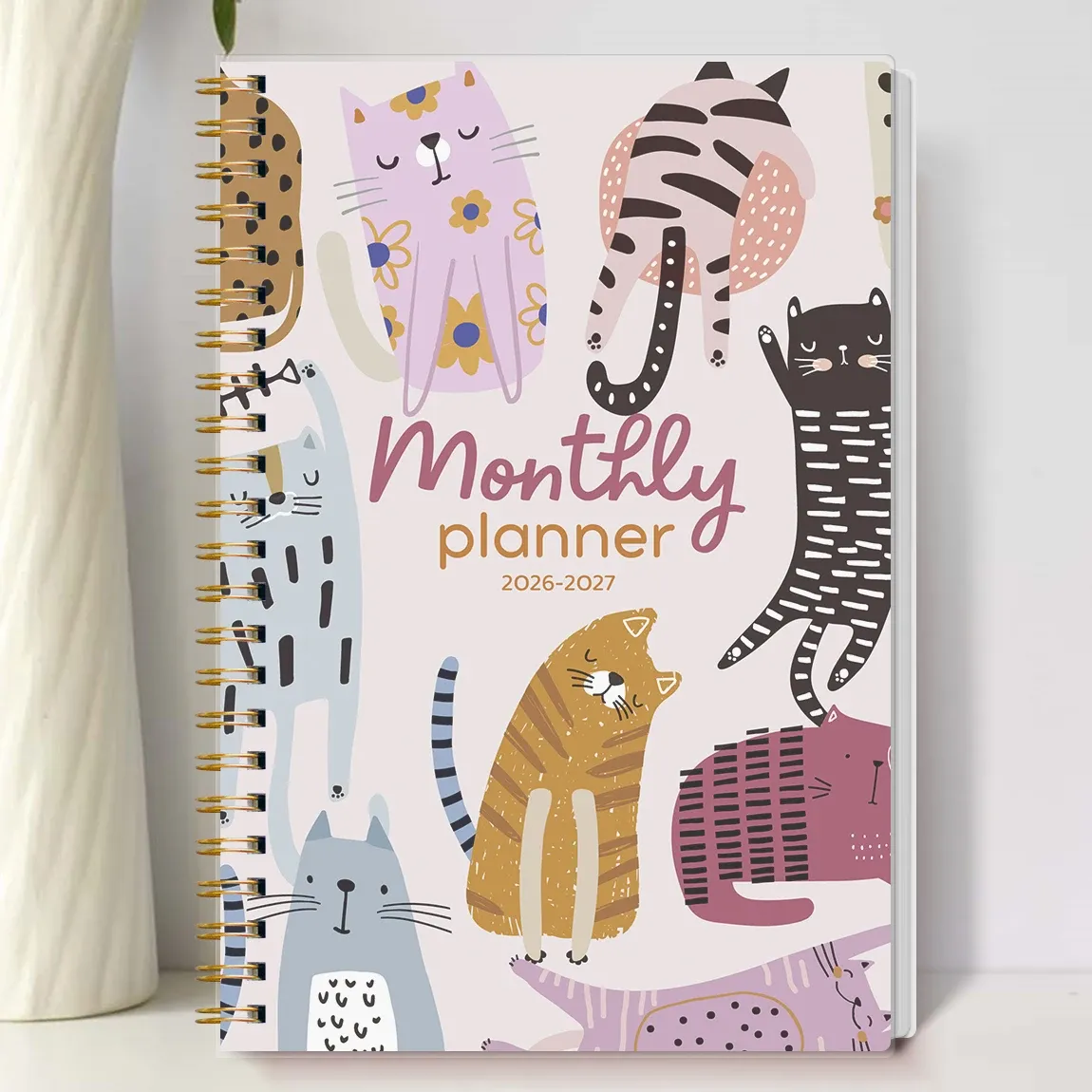 2026-2027 Academic Planner A5 Size Weekly Monthly Organizer Spiral Notebook Calendar for Students & Teachers showcase 10