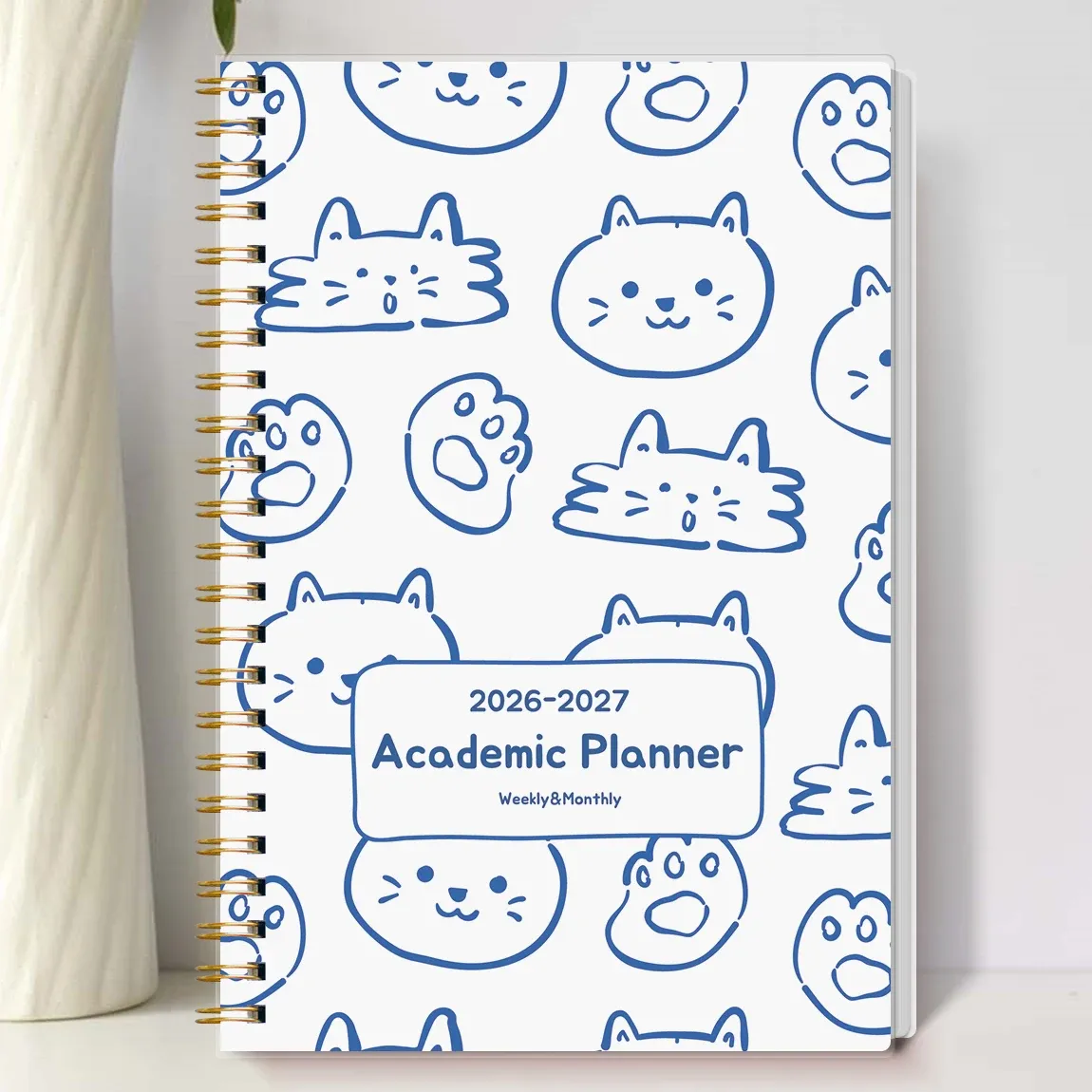 2026-2027 A5 Weekly & Monthly Planner Notebook Organizer - 2 Year Daily Schedule, Calendar, Notes Sections for School, Office, Personal Use thumbnail 2