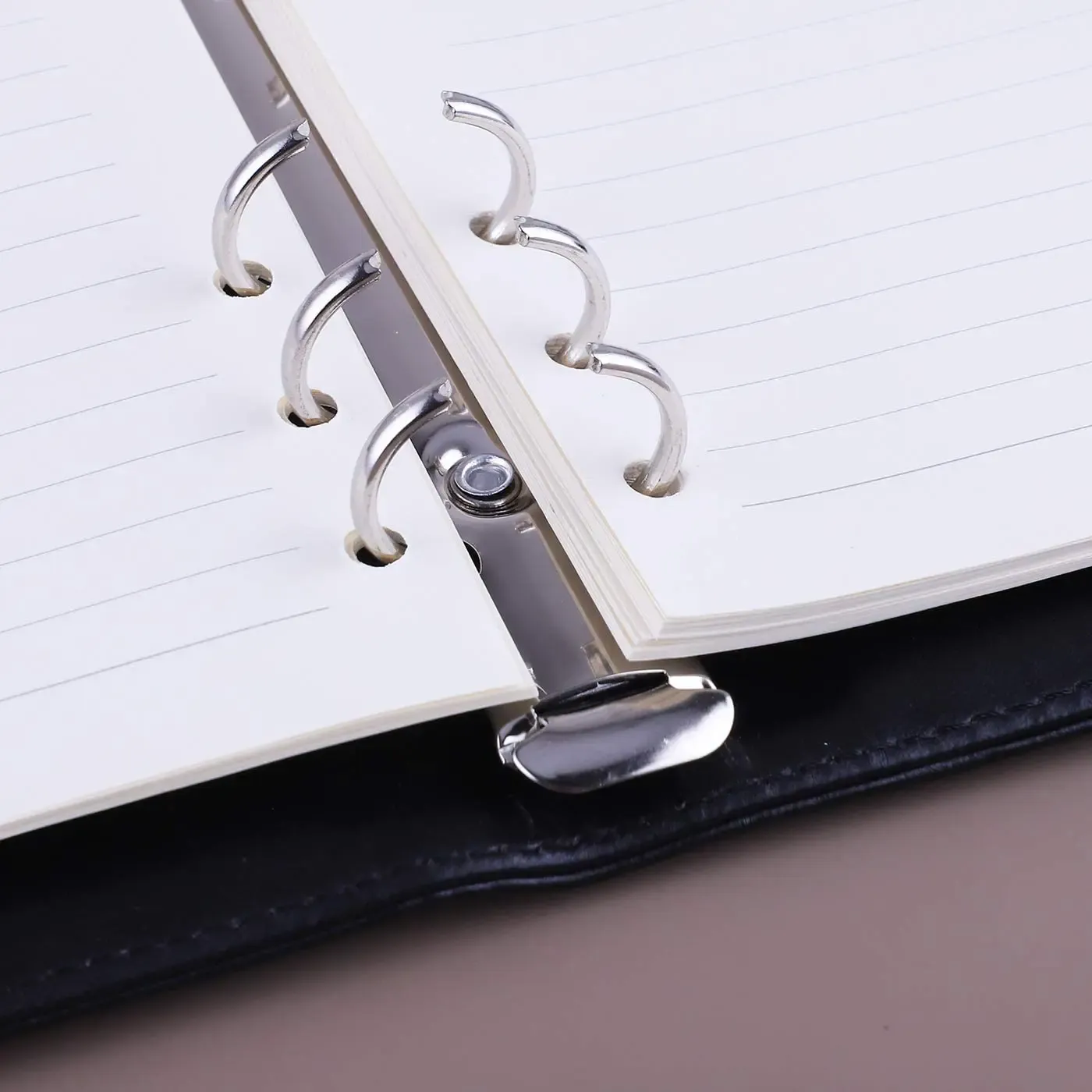A5 PU Leather 6-Ring Binder Cover for Refillable Notebooks and Planners, Magnetic Closure, 7x9.25 Inch thumbnail 5