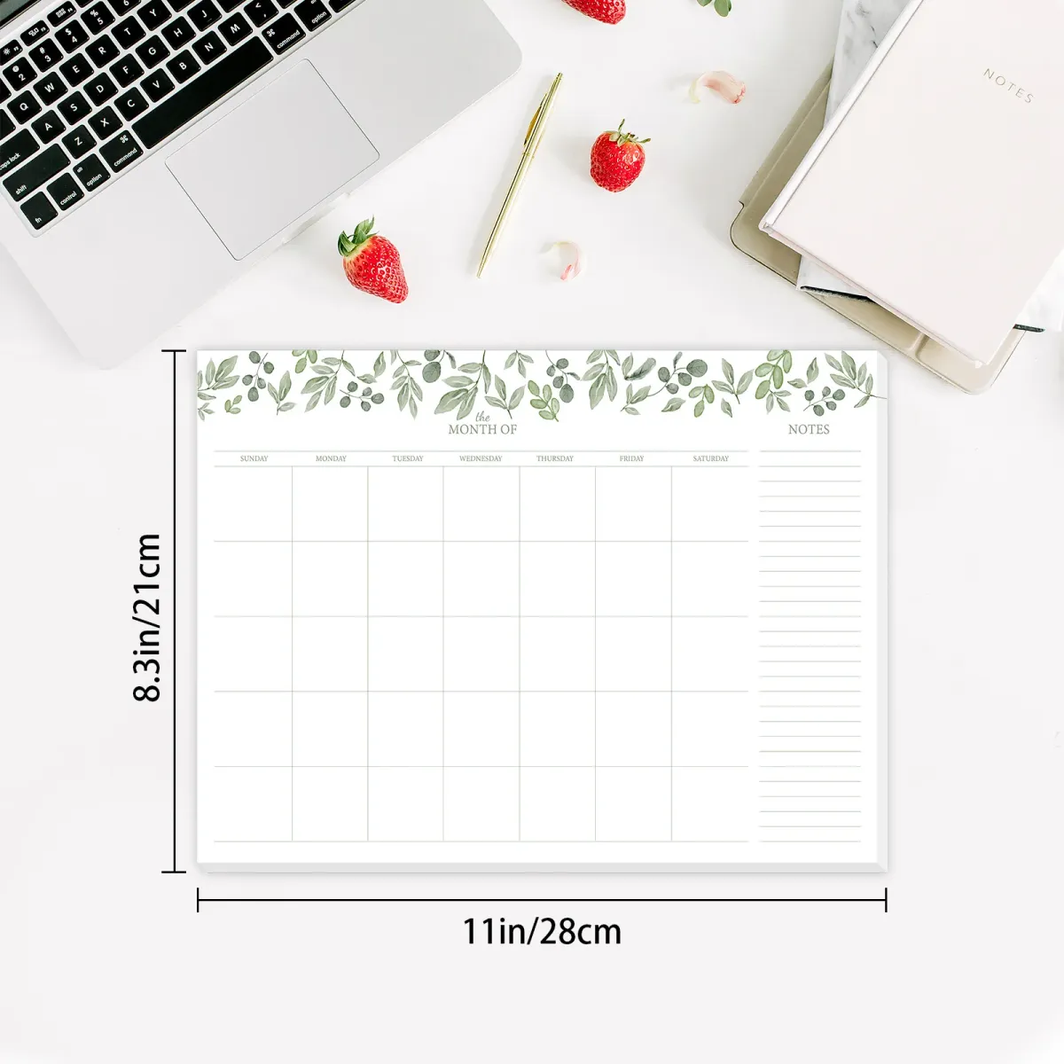 A4 Undated Monthly Weekly Daily Planner Notepad with Notes - Ideal for School, Office, and Household Organization - 24 Sheets showcase 7