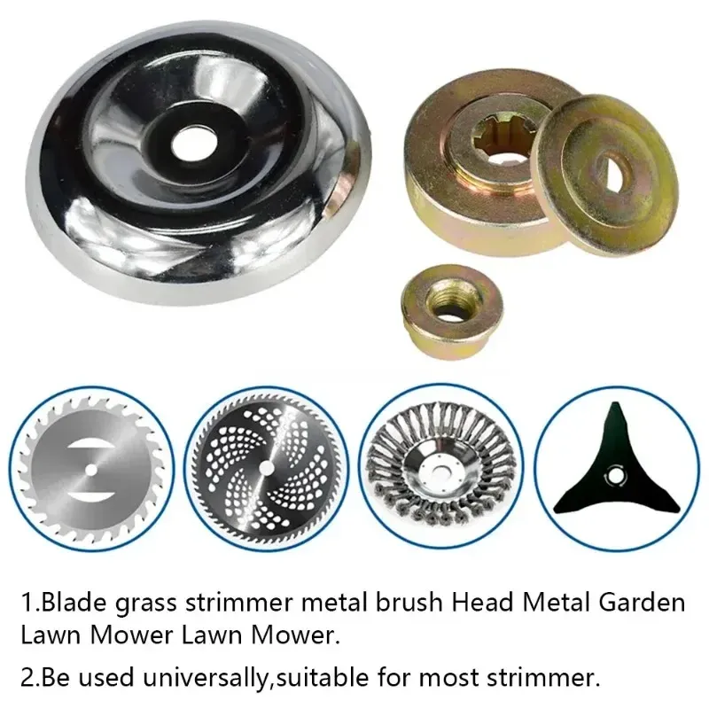 Lawn Mower Grass Trimmer Head Adapter Nut Fixing Kit - Durable Replacement Parts for Garden Tools & Lawnmowers thumbnail 4