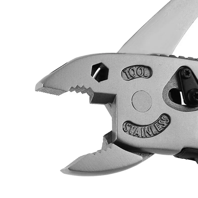 15-in-1 Multitool Pliers Pocket Knife with Screwdriver Set, Adjustable Wrench, Survival Kit for Outdoor Camping, Hiking, and Home Repair thumbnail 3