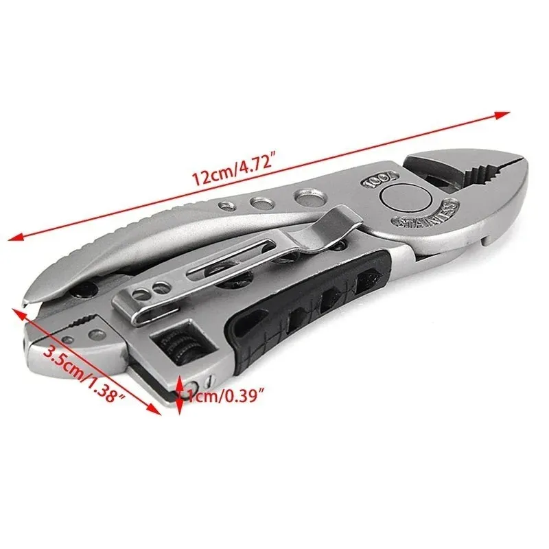 15-in-1 Multitool Pliers Pocket Knife with Screwdriver Set, Adjustable Wrench, Survival Kit for Outdoor Camping, Hiking, and Home Repair thumbnail 6