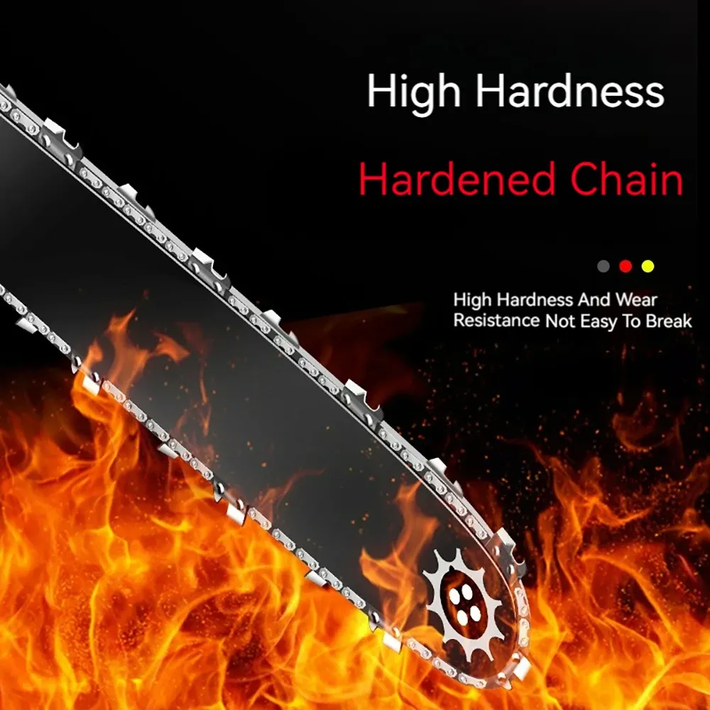 12-Inch Chainsaw Bar and Chain Set: 45 Drive Links, 3/8"LP Pitch, 0.050" Gauge - Professional Alloy Rounded Teeth for Electric Saws showcase 3