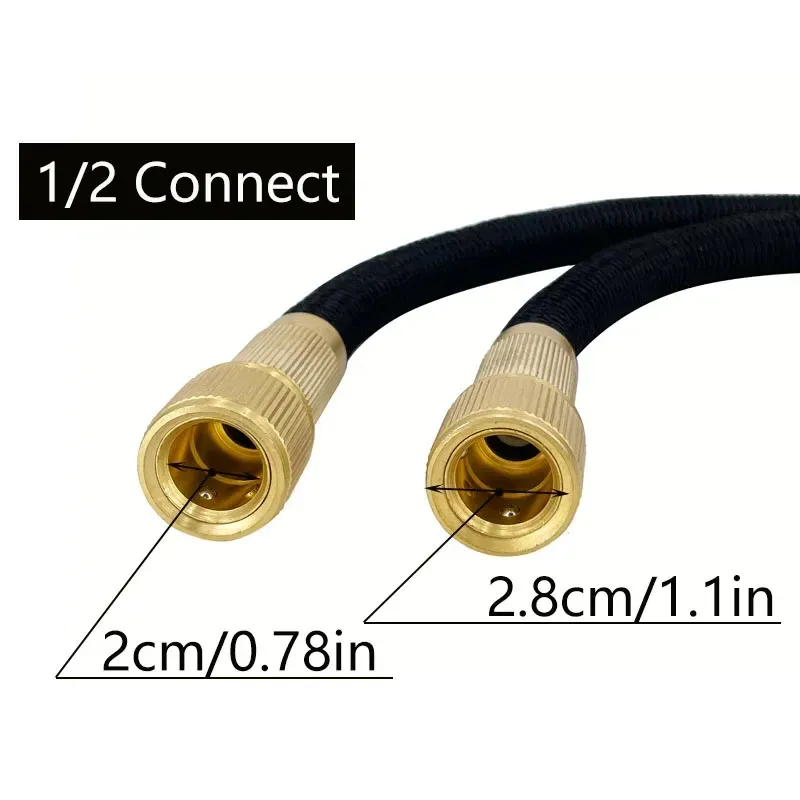 Expandable Magic Garden Hose with Spray Gun - High Pressure, Lightweight, Flexible for Car Washing, Outdoor Watering, and Irrigation showcase 3