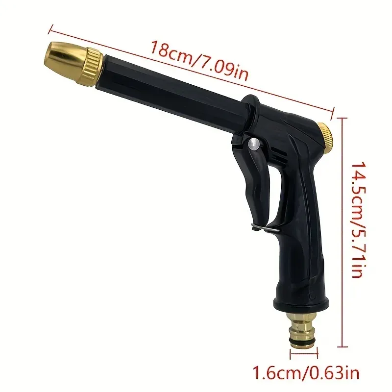 Expandable Magic Garden Hose with Spray Gun - High Pressure, Lightweight, Flexible for Car Washing, Outdoor Watering, and Irrigation thumbnail 4