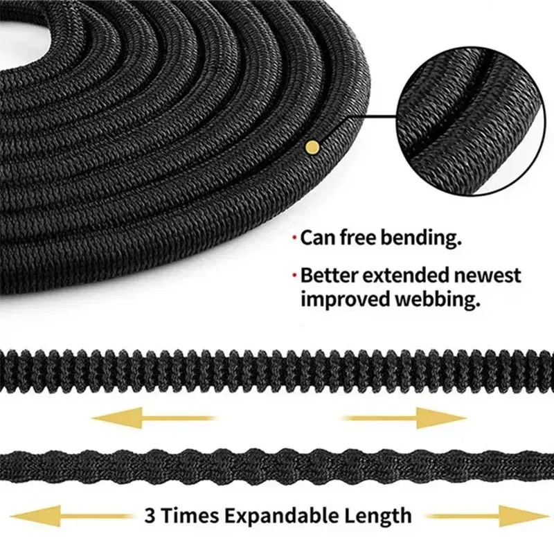 Expandable Magic Garden Hose with Spray Gun - High Pressure, Lightweight, Flexible for Car Washing, Outdoor Watering, and Irrigation showcase 6