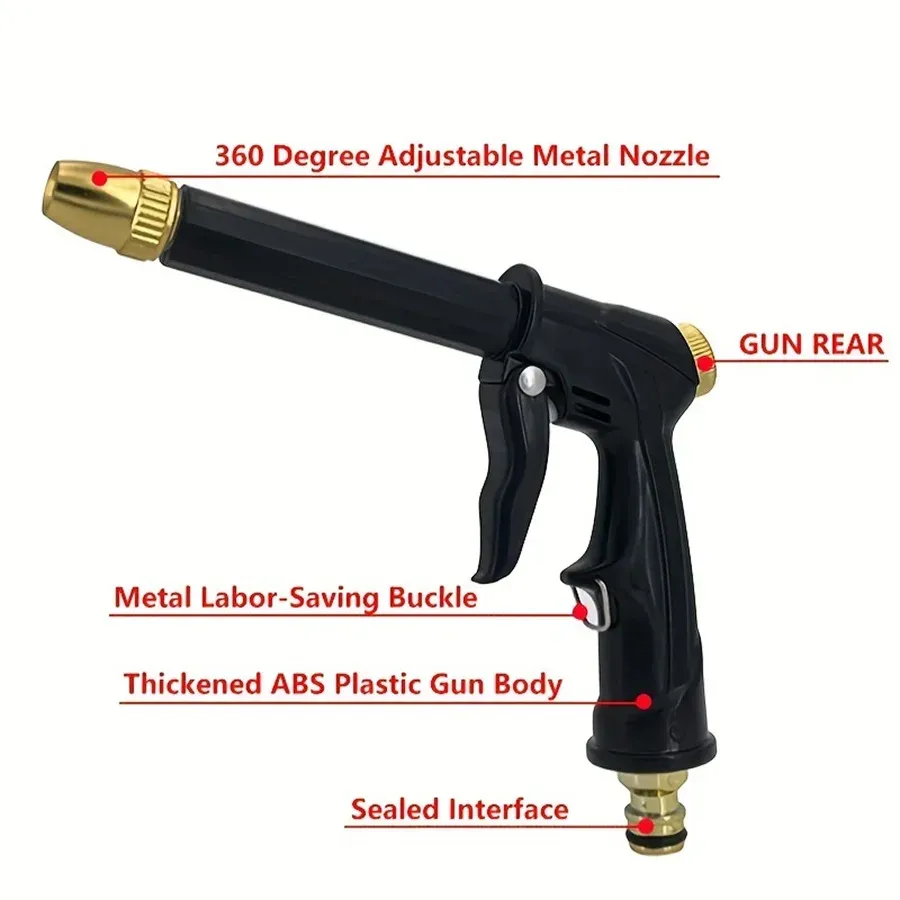 Expandable Magic Garden Hose with Spray Gun - High Pressure, Lightweight, Flexible for Car Washing, Outdoor Watering, and Irrigation showcase 14