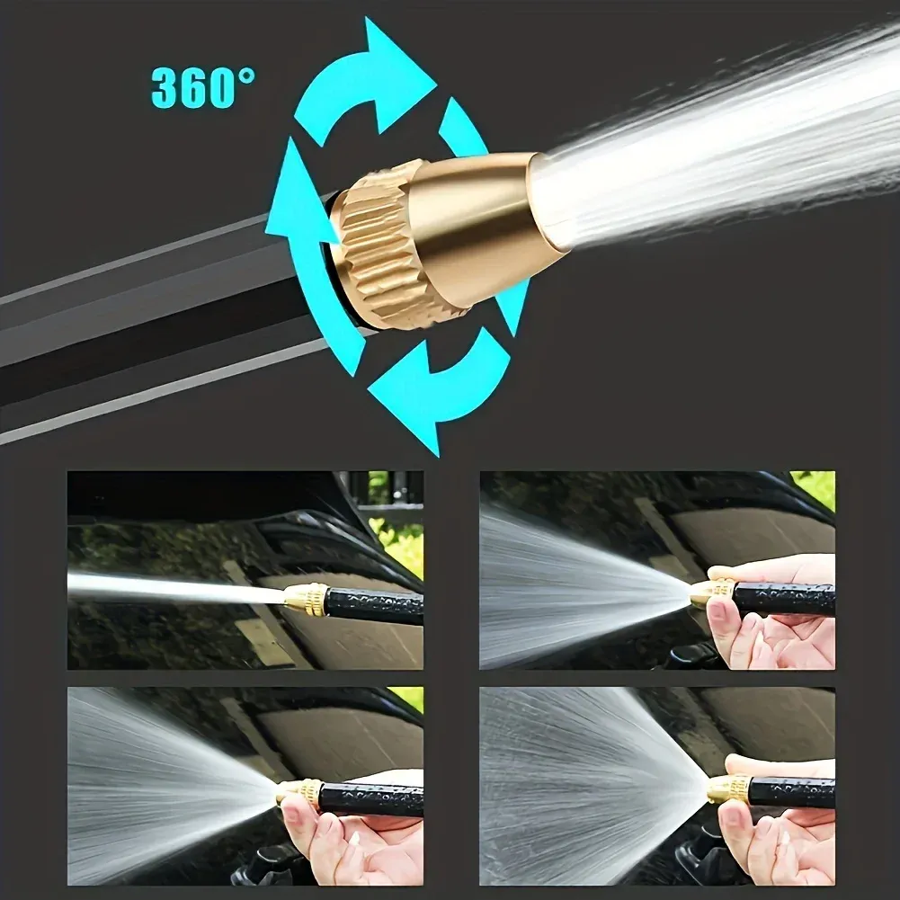 Expandable Magic Garden Hose with Spray Gun - High Pressure, Lightweight, Flexible for Car Washing, Outdoor Watering, and Irrigation showcase 19