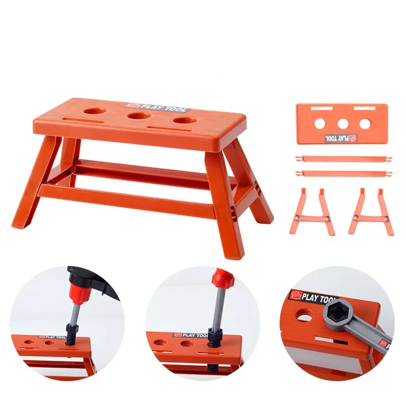 Children's Electric Toy Tool Set with Drill & Toolbox | Kids Pretend Play Construction Kit | Toddler Boys Girls Educational Toy thumbnail 6