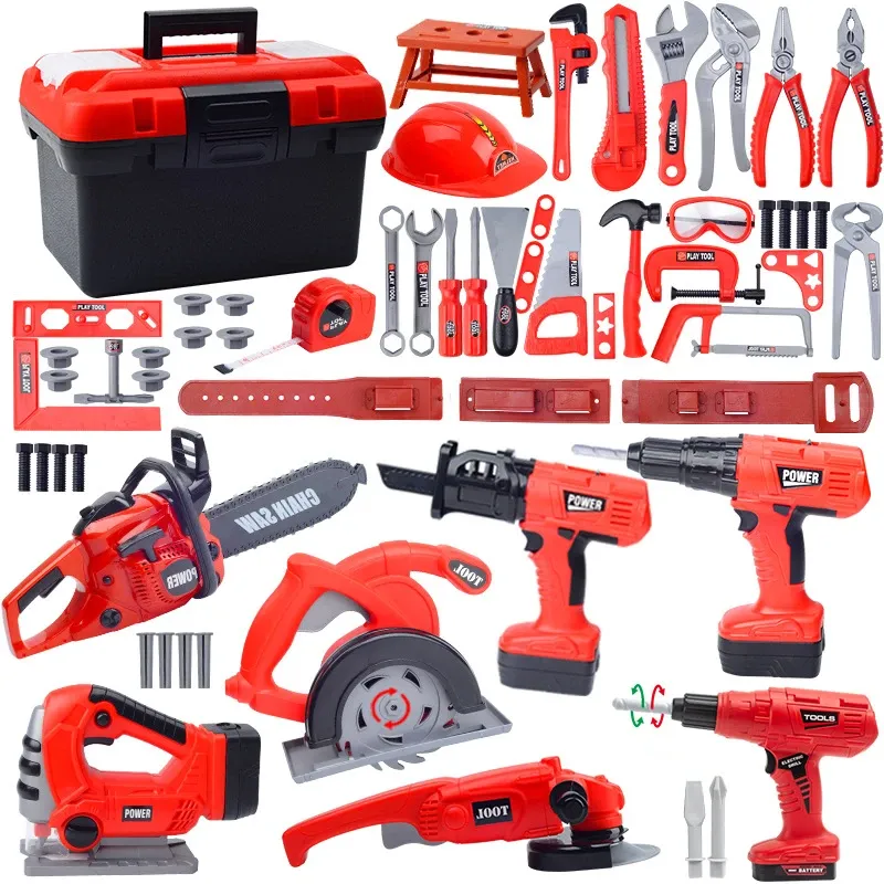Children's Electric Toy Tool Set with Drill & Toolbox | Kids Pretend Play Construction Kit | Toddler Boys Girls Educational Toy showcase 7