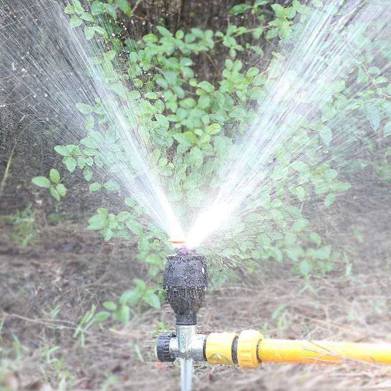 360-Degree Rotating Garden Sprinkler with Stainless Steel Tripod - Automatic Water Jet for Lawn Irrigation, Car Washing, and Outdoor Cooling showcase 6