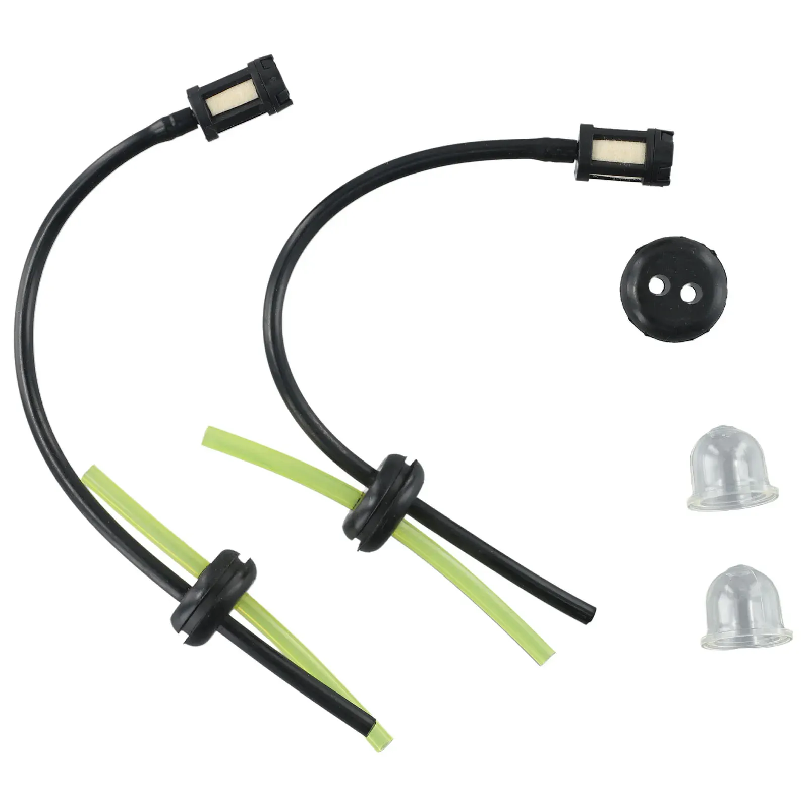 2 Sets Fuel Filter Kit with Priming Bulbs & Fuel Hose Seals for Brushcutters, Hedge Trimmers, Lawn Mowers - Durable Garden Power Equipment Accessories thumbnail 1