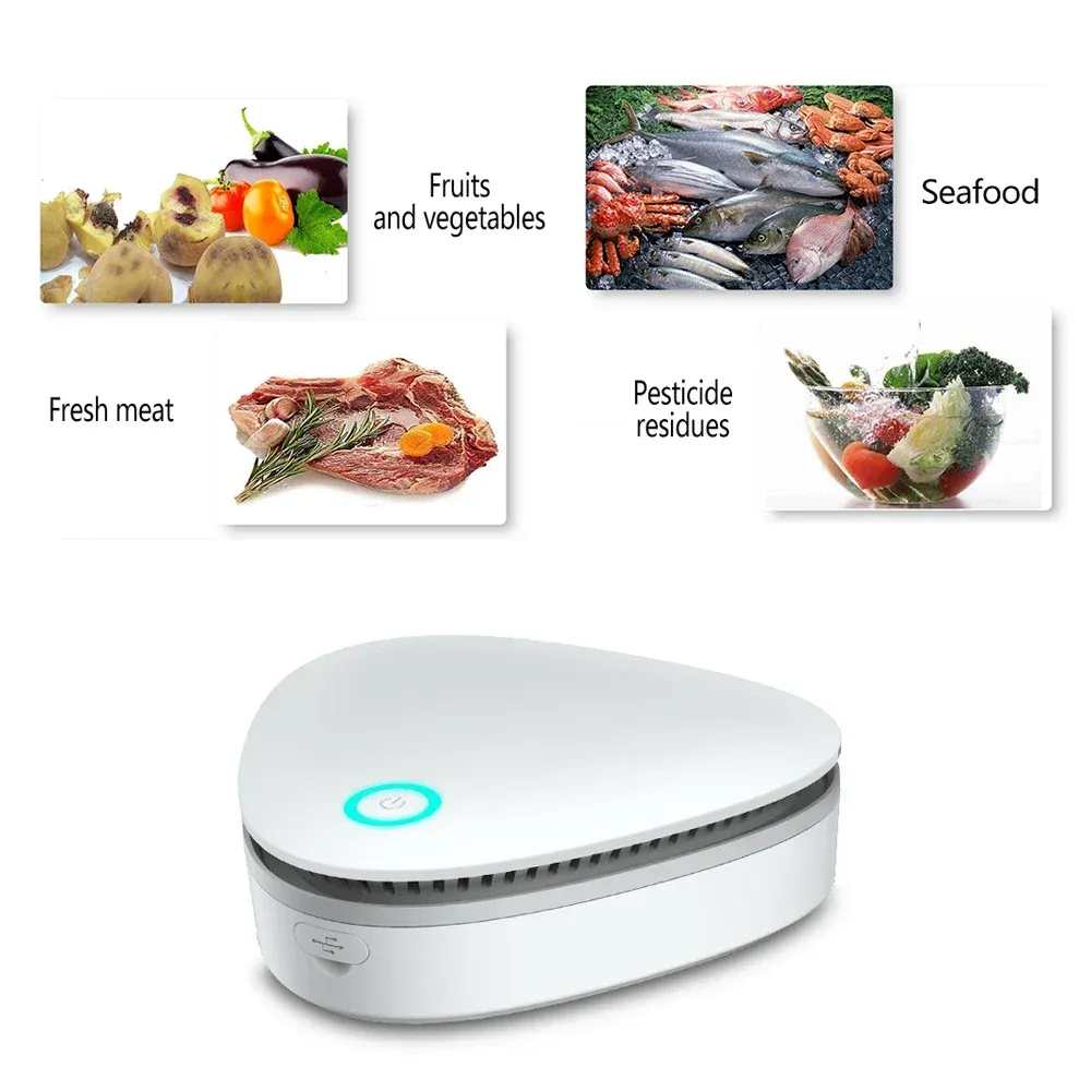 Mini Ozone Air Purifier & Sterilizer for Home, Car, Fridge, Wardrobe - Food Freshener, Deodorizer, Mold Prevention for Pets & Shoes thumbnail 2
