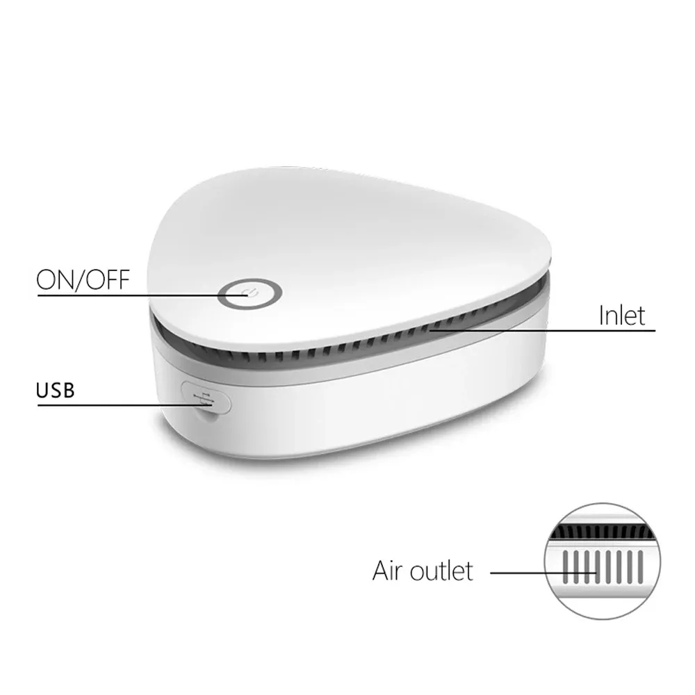 Mini Ozone Air Purifier & Sterilizer for Home, Car, Fridge, Wardrobe - Food Freshener, Deodorizer, Mold Prevention for Pets & Shoes showcase 4