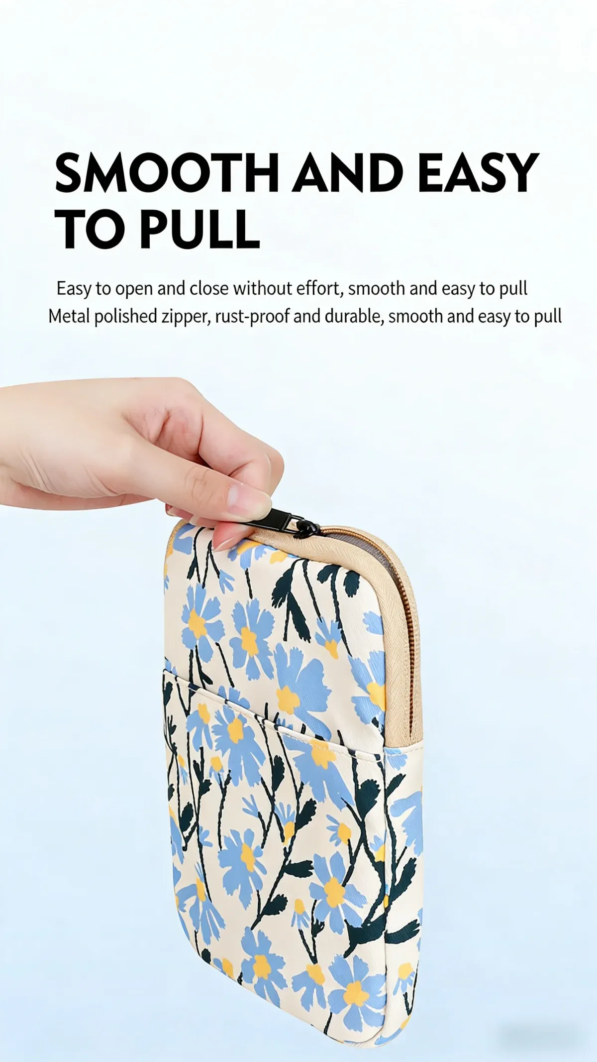 Waterproof Shockproof e-Reader Sleeve Case for 6-7 inch Kindle, Kobo, Boox - Portable Anti-Scratch Tablet Storage Bag showcase 7