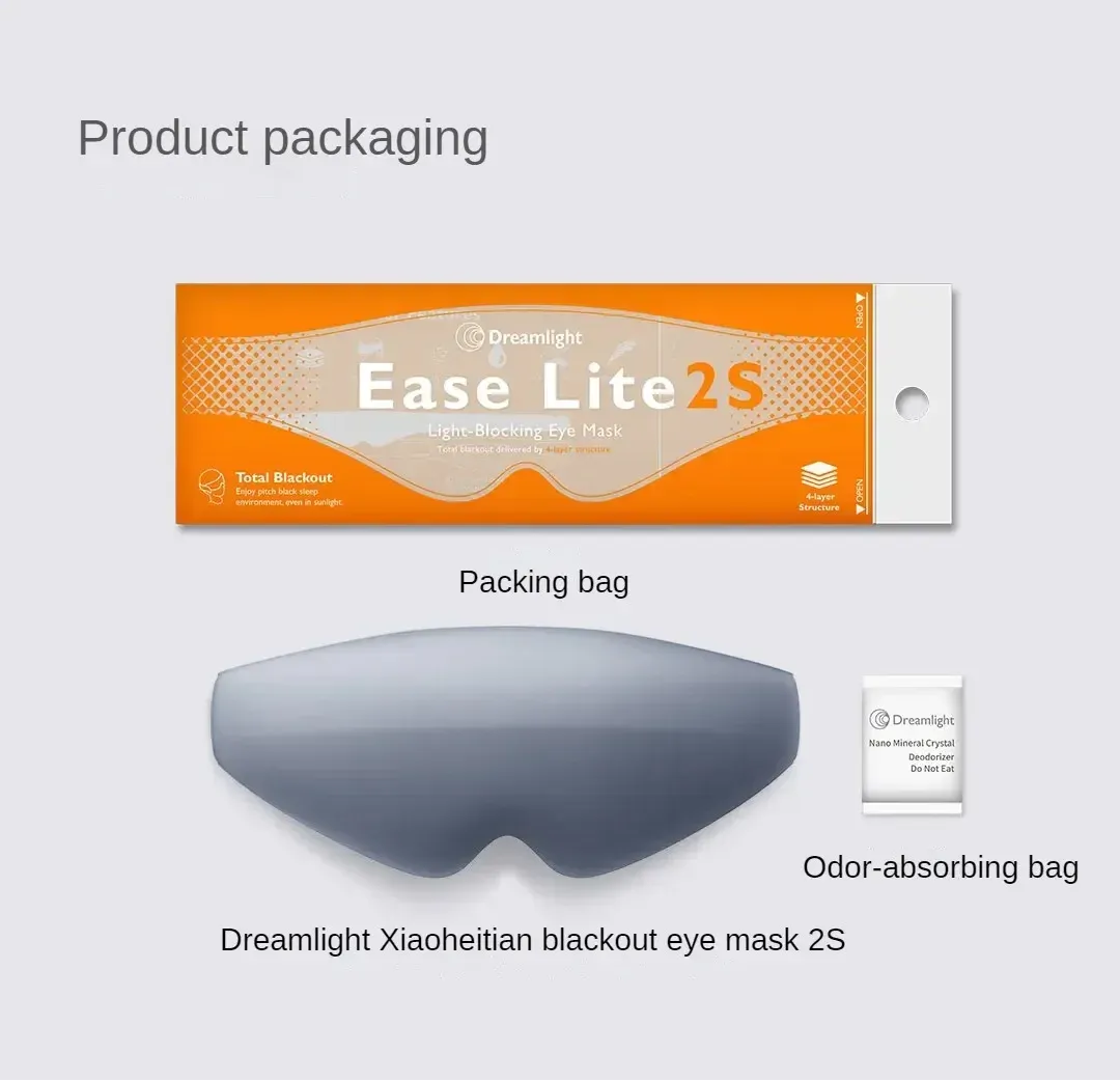 Mijia Dreamlight 2S Full Shading Eye Mask for Deep Sleep, Portable Relaxing Sleeping Mask for Adults & All Ages, Blocks Out Light showcase 17