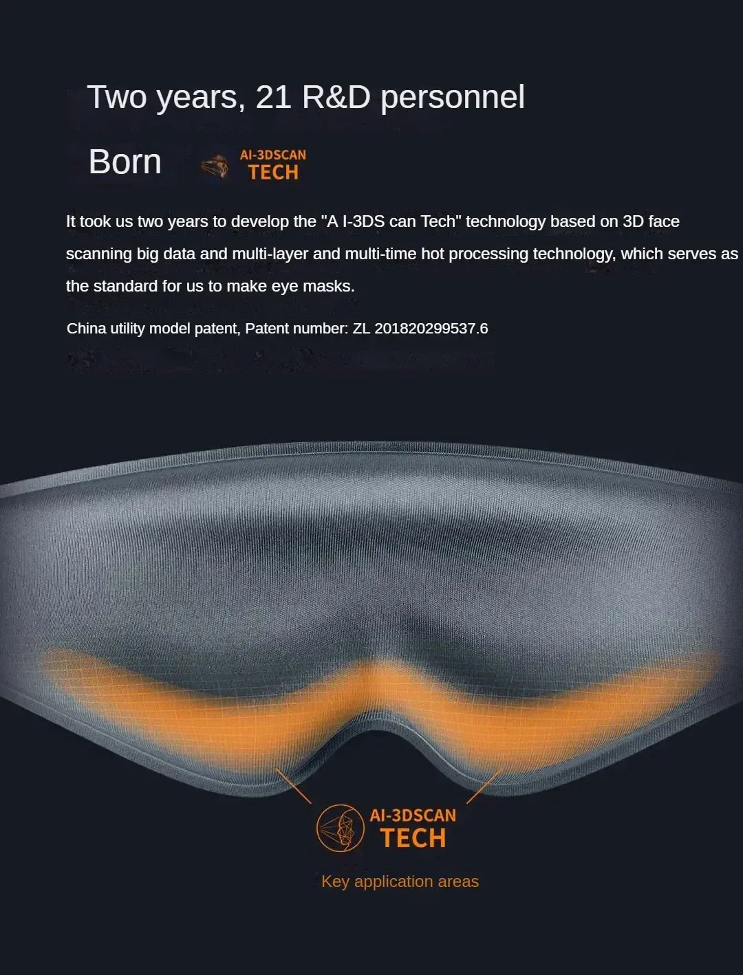 Mijia Dreamlight 2S Full Shading Eye Mask for Deep Sleep, Portable Relaxing Sleeping Mask for Adults & All Ages, Blocks Out Light showcase 5
