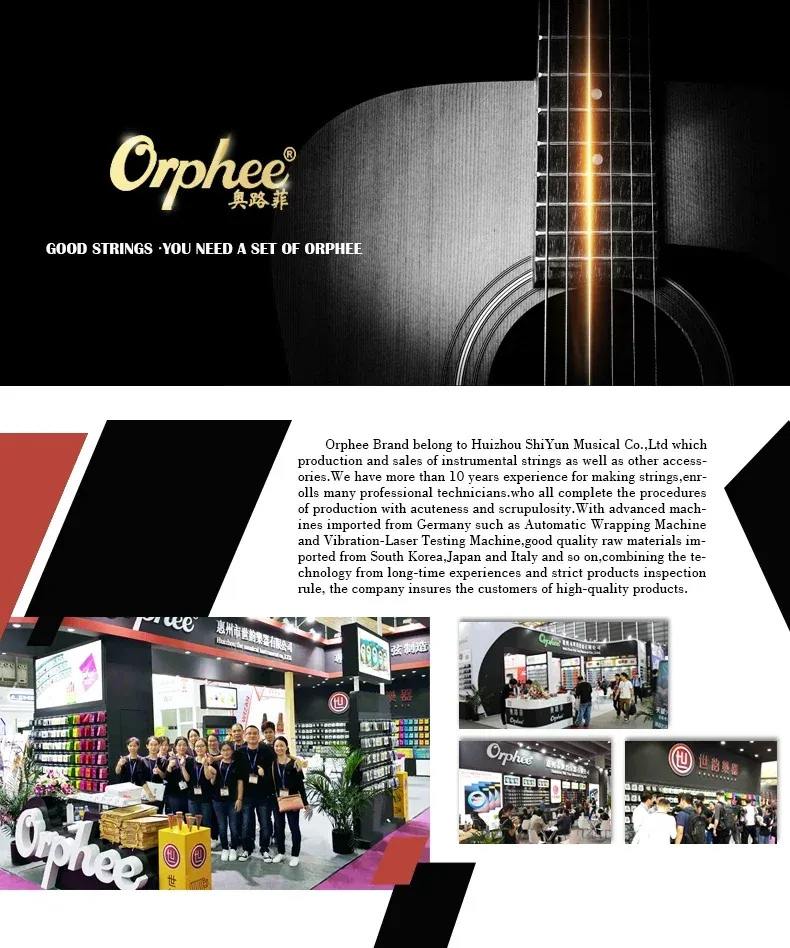 Orphee TX Series Acoustic Guitar Strings Set - Hexagonal Core, 75/25 Bronze Phosphor, Full Bright Tone, Extra Light Tension, Beginner Friendly showcase 10