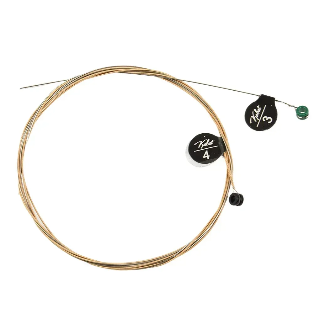 Premium Brass Acoustic Guitar Strings Set - 6pcs Full Size 09-45 to 13-56 Gauge Options, Stainless Steel & Copper Alloy, Ideal for Beginner Players & Guitarists thumbnail 6