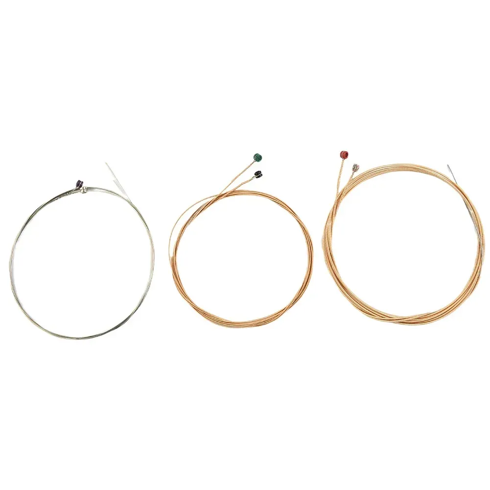 Premium Brass Acoustic Guitar Strings Set - 6pcs Full Size 09-45 to 13-56 Gauge Options, Stainless Steel & Copper Alloy, Ideal for Beginner Players & Guitarists showcase 15