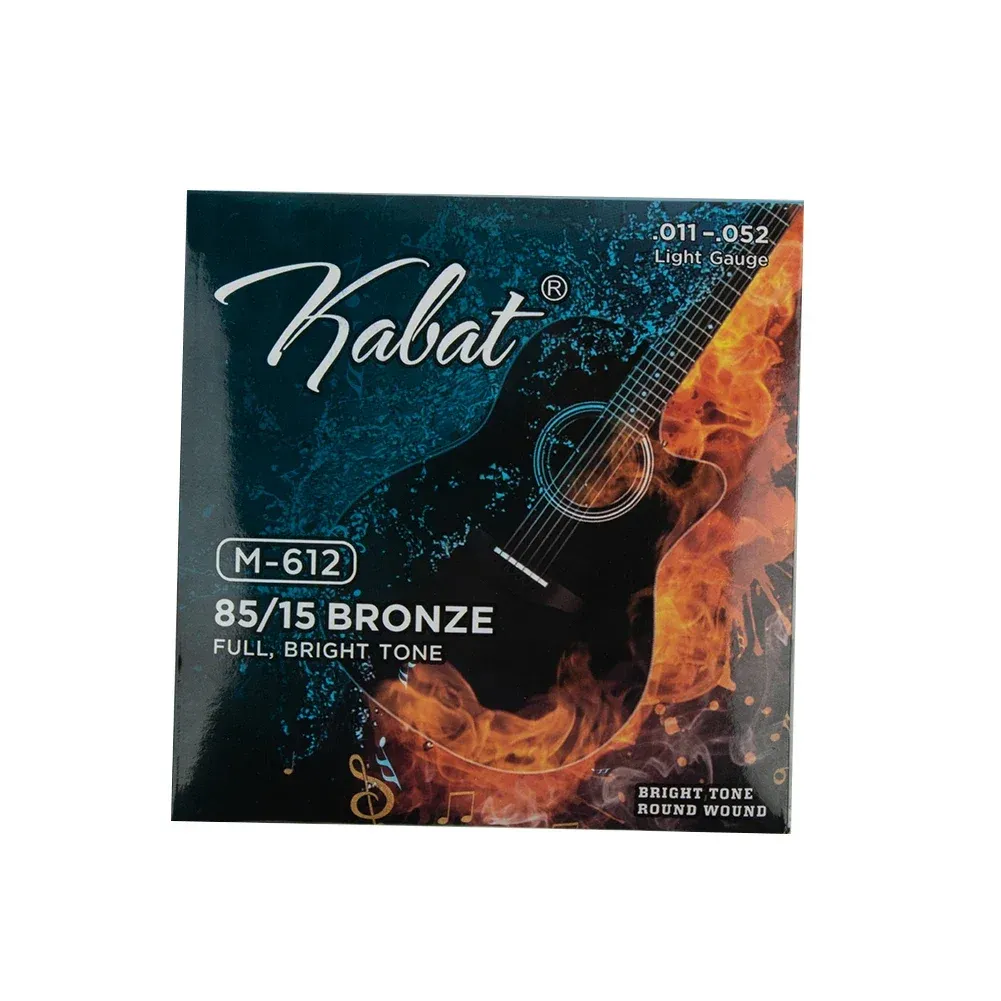 Premium Brass Acoustic Guitar Strings Set - 6pcs Full Size 09-45 to 13-56 Gauge Options, Stainless Steel & Copper Alloy, Ideal for Beginner Players & Guitarists showcase 24
