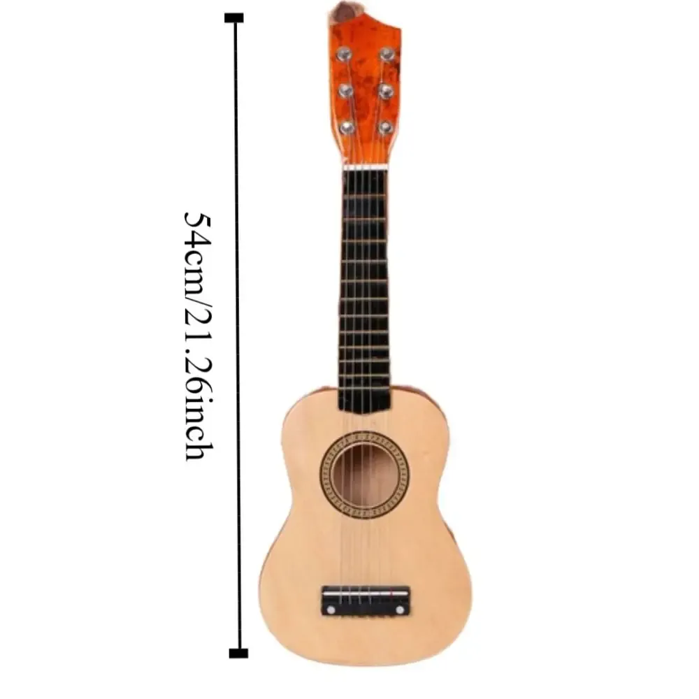 21-Inch Solid Wood Classical Children's Guitar Toy - High Sound Quality, Beginner Friendly, Perfect Gift for Kids Ages 3-12 thumbnail 6