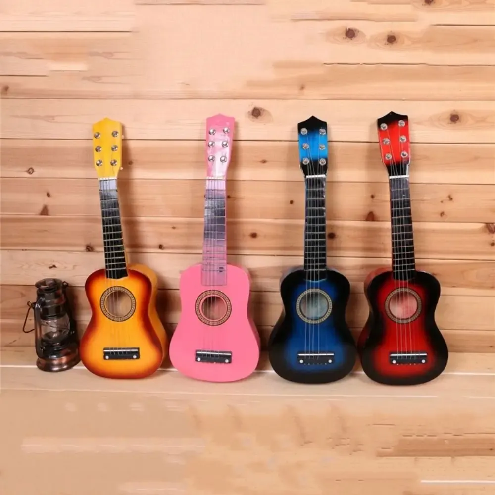 21-Inch Solid Wood Classical Children's Guitar Toy - High Sound Quality, Beginner Friendly, Perfect Gift for Kids Ages 3-12 thumbnail 5