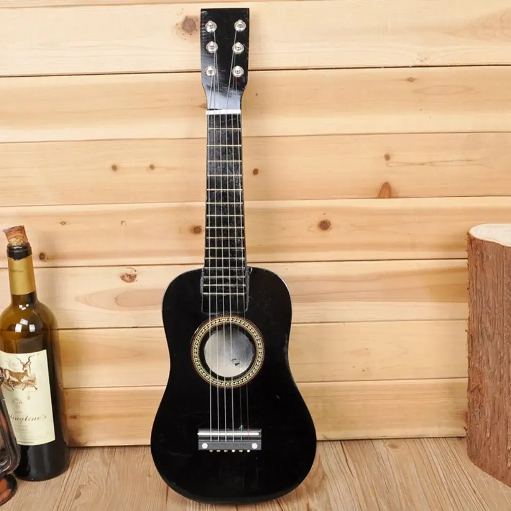 21-Inch Solid Wood Classical Children's Guitar Toy - High Sound Quality, Beginner Friendly, Perfect Gift for Kids Ages 3-12 thumbnail 2