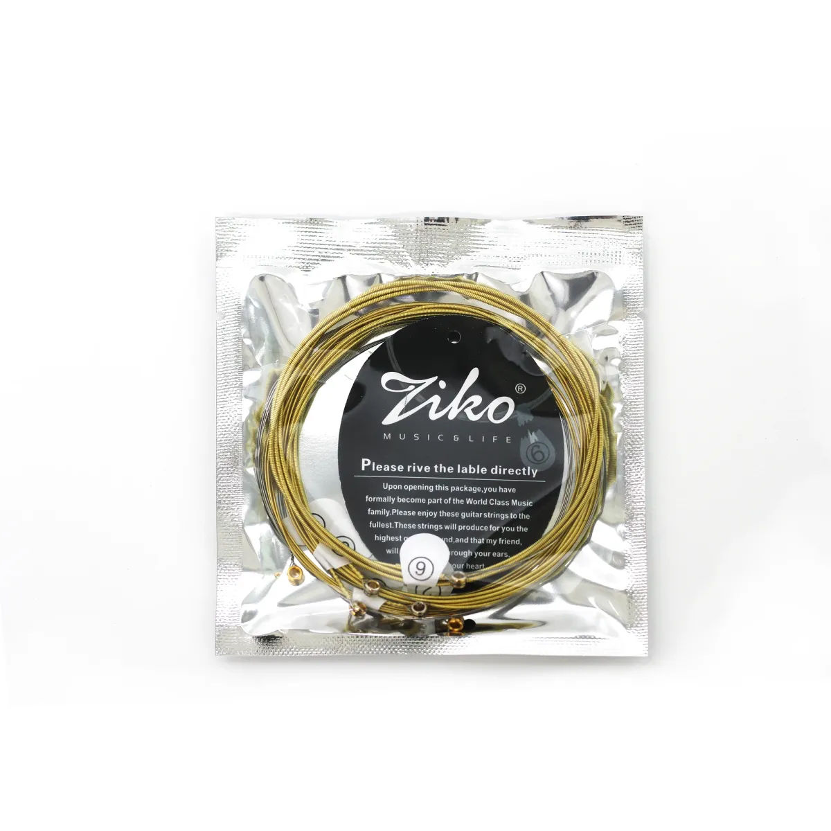 ZIKO Acoustic Guitar Strings - Professional Carbon Steel Hexagonal Alloy Folk Guitar Strings for Beginners & Practice - Durable, Stable Tuning, Great Sound - Guitar Accessories showcase 22
