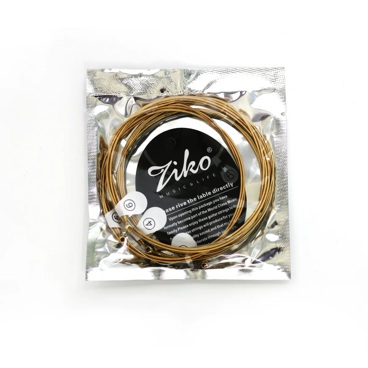 ZIKO Acoustic Guitar Strings - Professional Carbon Steel Hexagonal Alloy Folk Guitar Strings for Beginners & Practice - Durable, Stable Tuning, Great Sound - Guitar Accessories showcase 39