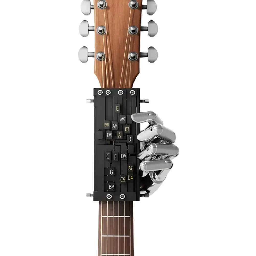 Portable Guitar Chord Trainer Tool for Beginners - Easy One-Touch Chord Practice Aid for Acoustic Folk Guitars showcase 39