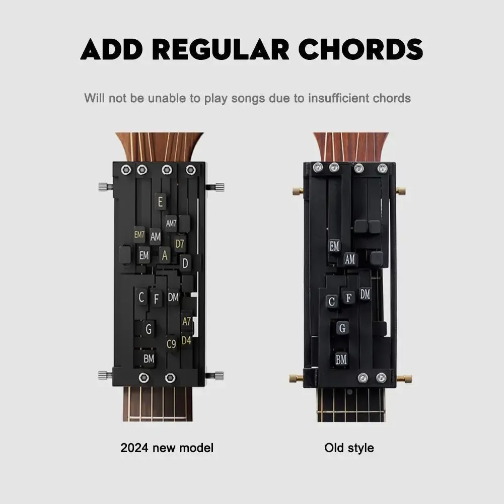 Portable Guitar Chord Trainer Tool for Beginners - Easy One-Touch Chord Practice Aid for Acoustic Folk Guitars showcase 3