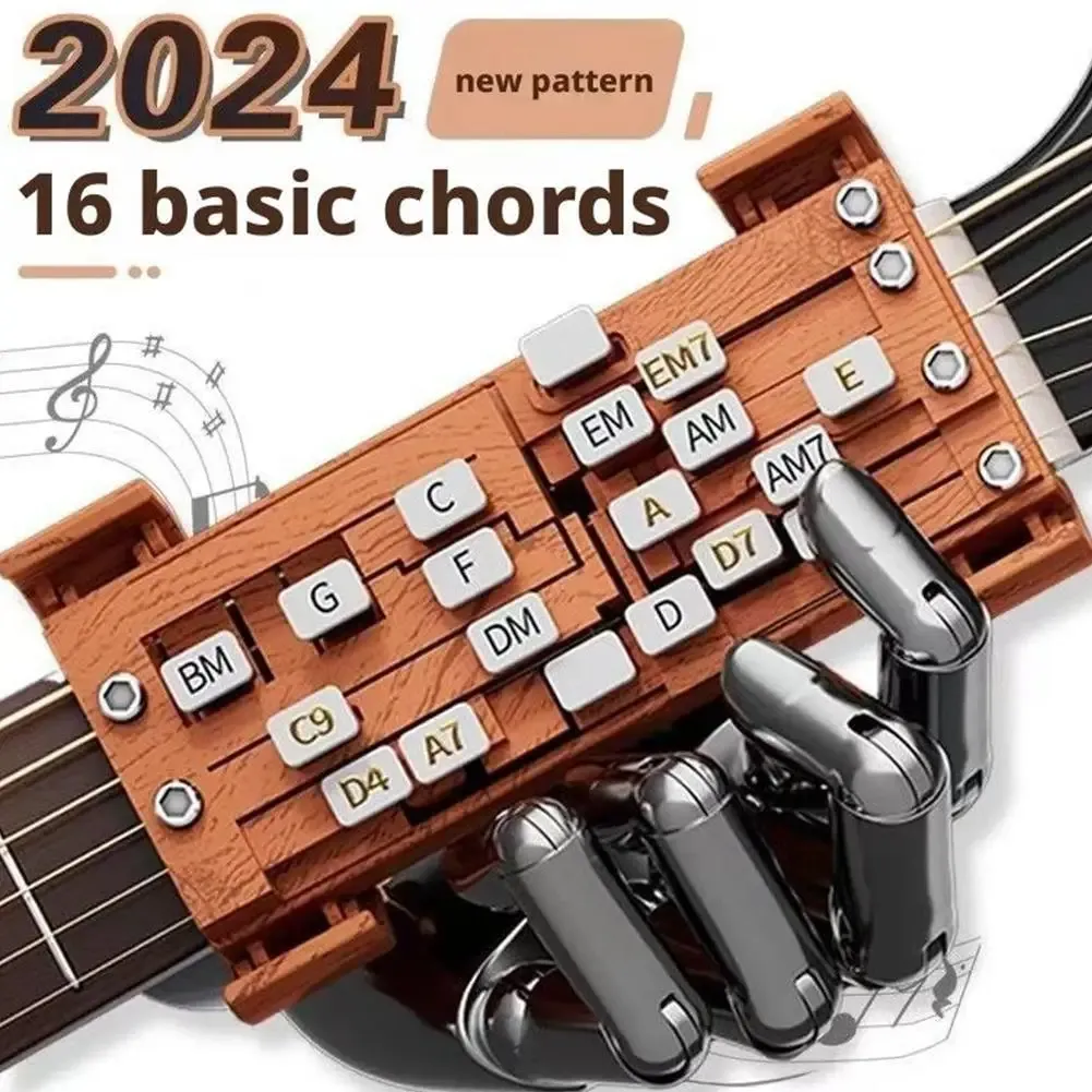 Portable Guitar Chord Trainer Tool for Beginners - Easy One-Touch Chord Practice Aid for Acoustic Folk Guitars showcase 10