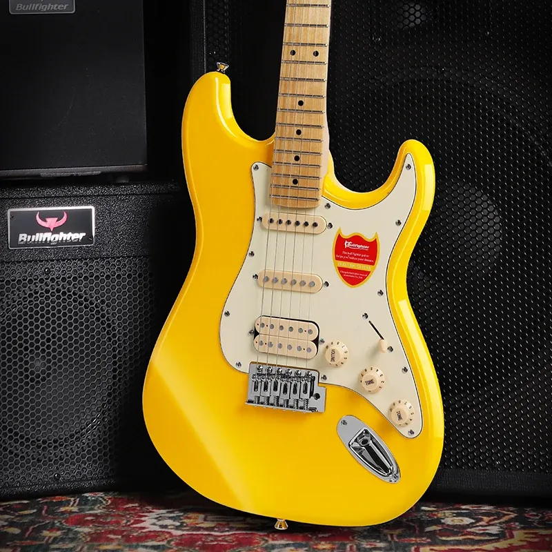 Affordable 22 Fret ST Electric Guitar Kit, OEM DIY Model D-120, 6 Strings, Poplar Body, Maple Fretboard, Glossy Finish, Chrome Hardware, S-S-H Pickups for Beginners & Enthusiasts thumbnail 5