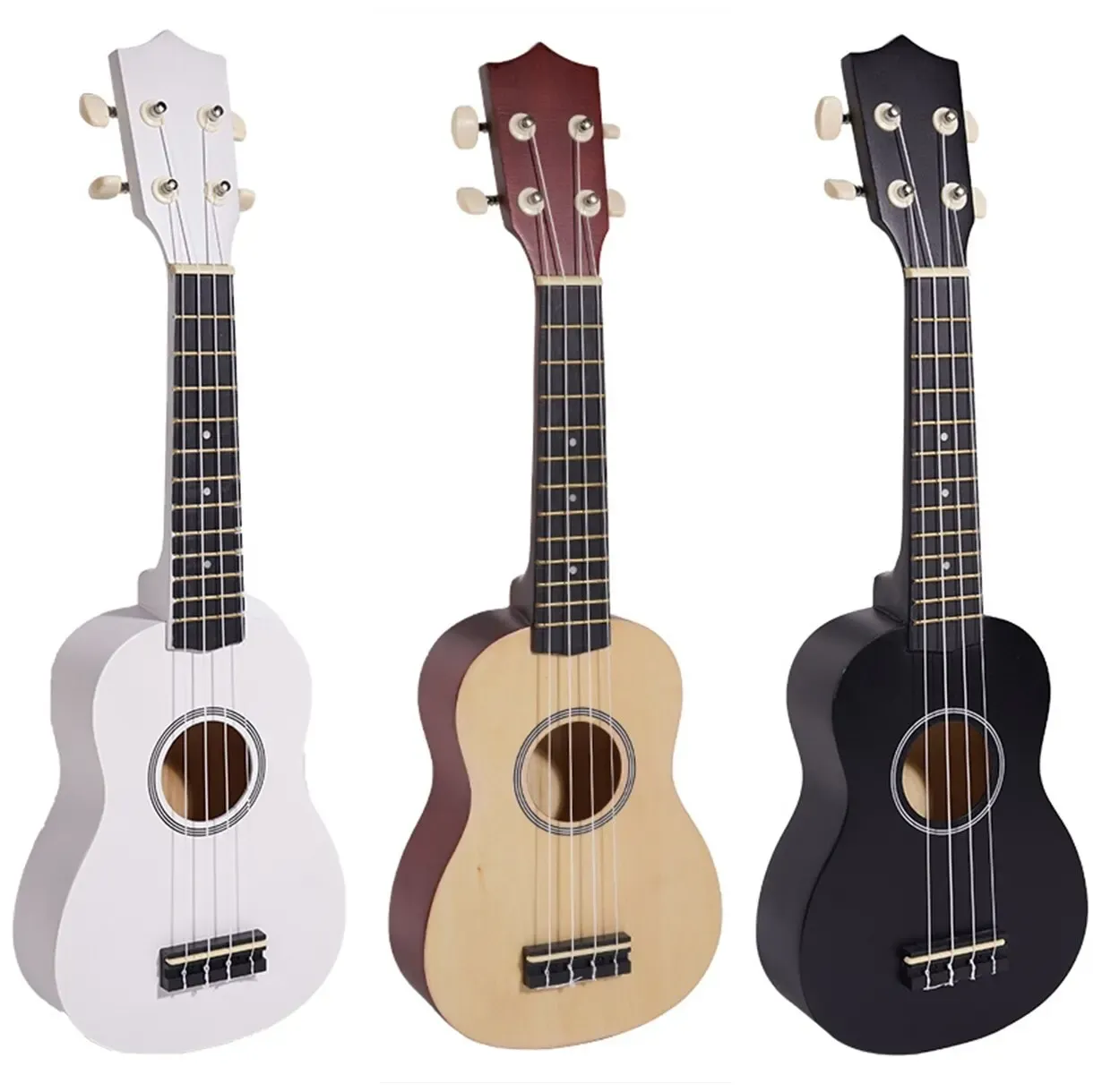 Miwayer 21 Inch Soprano Ukulele for Beginners - Basswood Hawaiian Style Uke Guitar Starter Kit with Gig Bag, Digital Tuner, and Capo - Easy to Learn Musical Instrument for Adults & Kids thumbnail 3