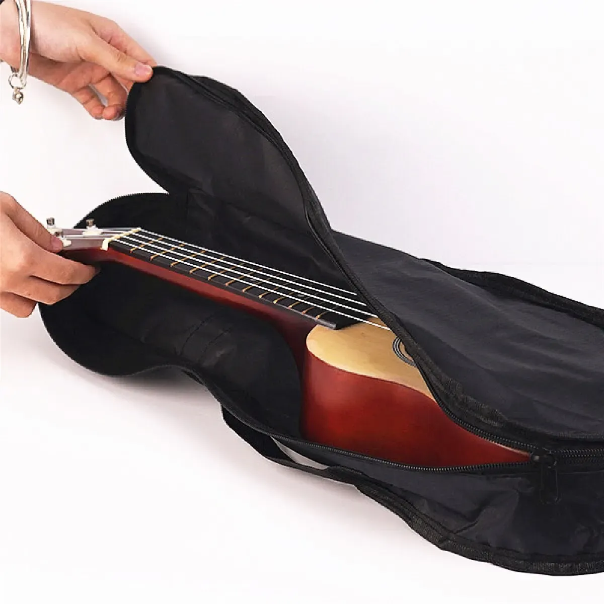 Miwayer 21 Inch Soprano Ukulele for Beginners - Basswood Hawaiian Style Uke Guitar Starter Kit with Gig Bag, Digital Tuner, and Capo - Easy to Learn Musical Instrument for Adults & Kids thumbnail 4