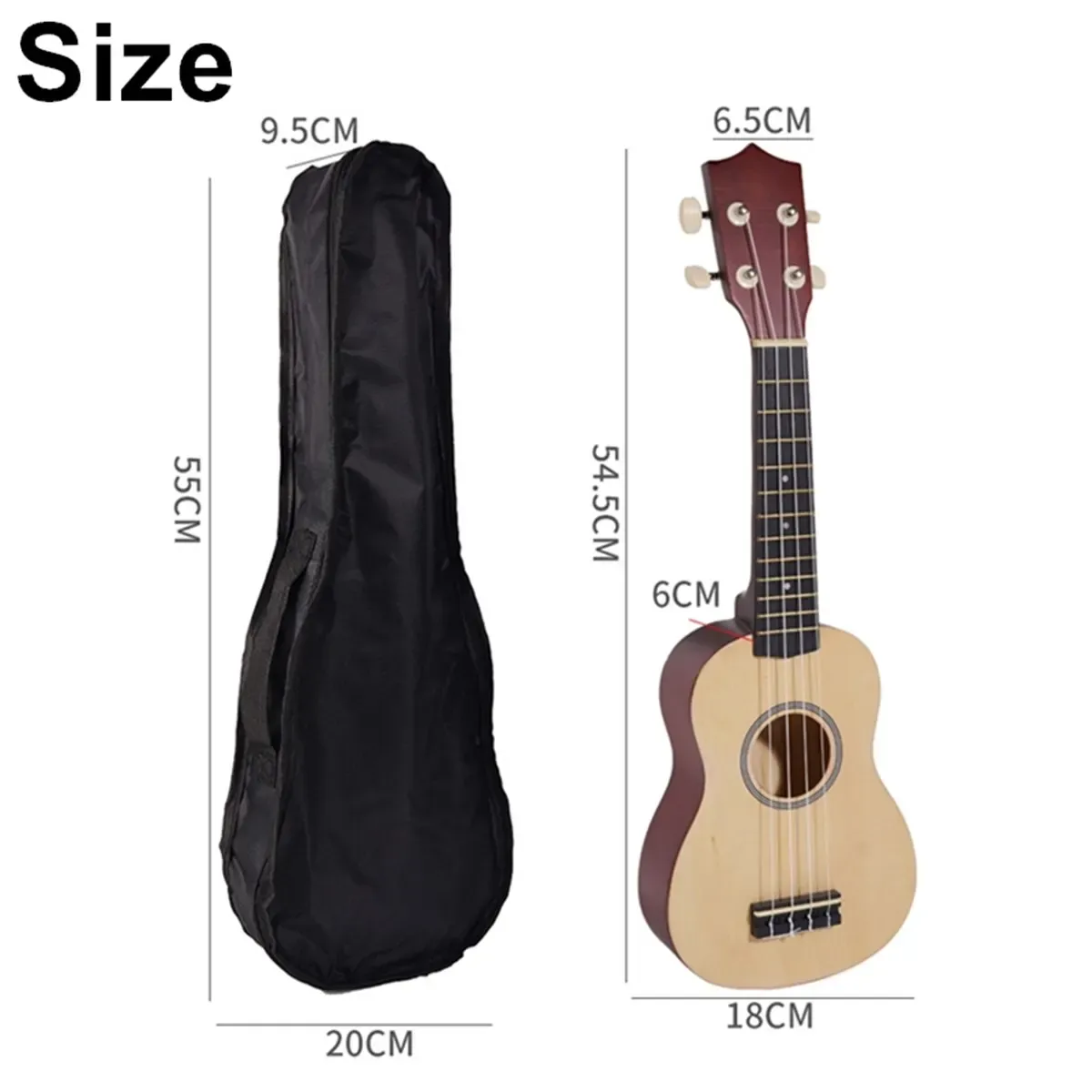 Miwayer 21 Inch Soprano Ukulele for Beginners - Basswood Hawaiian Style Uke Guitar Starter Kit with Gig Bag, Digital Tuner, and Capo - Easy to Learn Musical Instrument for Adults & Kids thumbnail 2