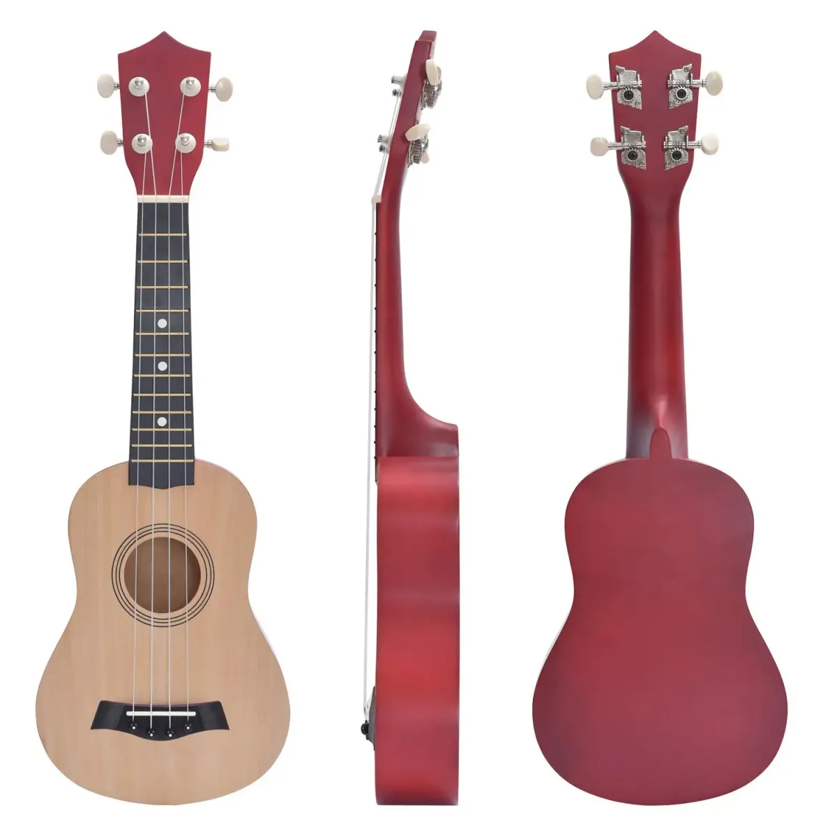 Miwayer 21 Inch Soprano Ukulele for Beginners - Basswood Hawaiian Style Uke Guitar Starter Kit with Gig Bag, Digital Tuner, and Capo - Easy to Learn Musical Instrument for Adults & Kids showcase 3