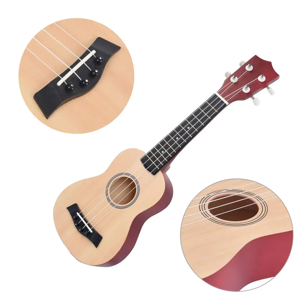 Miwayer 21 Inch Soprano Ukulele for Beginners - Basswood Hawaiian Style Uke Guitar Starter Kit with Gig Bag, Digital Tuner, and Capo - Easy to Learn Musical Instrument for Adults & Kids showcase 6