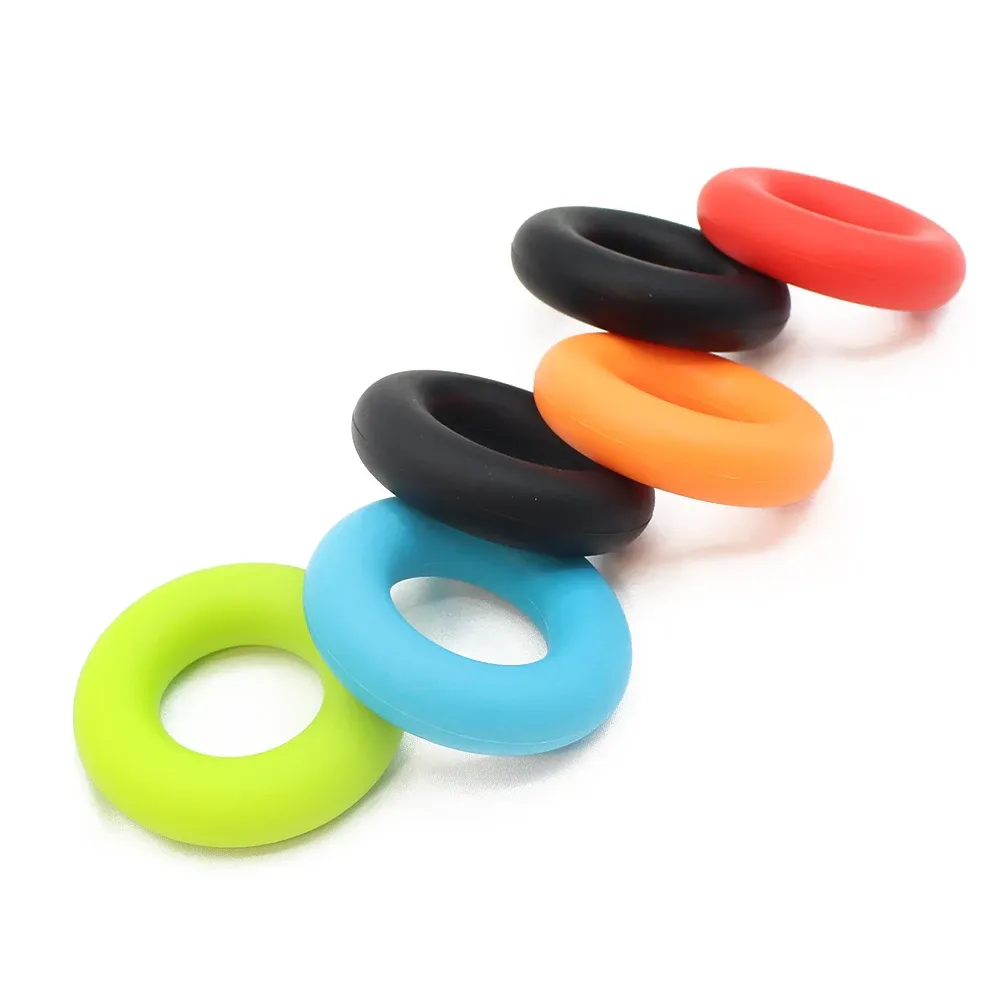Silicone Hand Grip Strengthener Ring for Finger & Forearm Exercise - Portable Stress Relief Tool for Gym, Home, Rehabilitation - 30-60LB Resistance thumbnail 4