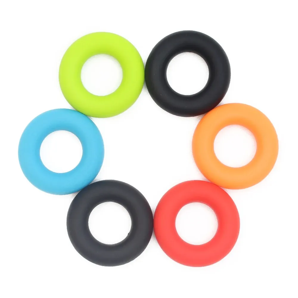 Silicone Hand Grip Strengthener Ring for Finger & Forearm Exercise - Portable Stress Relief Tool for Gym, Home, Rehabilitation - 30-60LB Resistance thumbnail 5