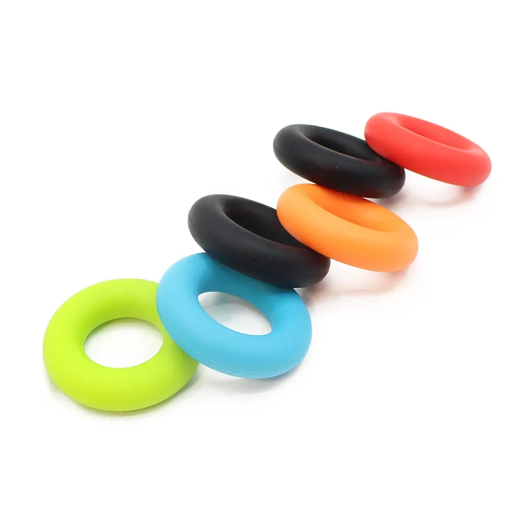 Silicone Hand Grip Strengthener Ring for Finger & Forearm Exercise - Portable Stress Relief Tool for Gym, Home, Rehabilitation - 30-60LB Resistance showcase 6