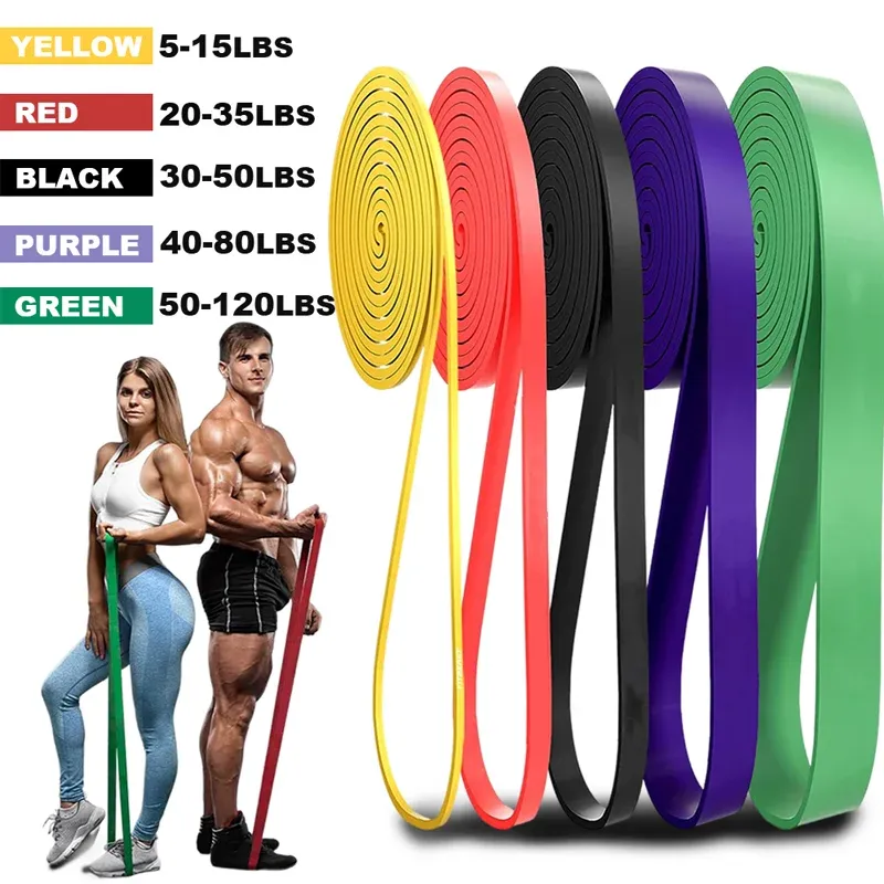 Adjustable Resistance Bands 5-120lbs for Fitness, Boxing, Agility Training, Yoga, Pilates - Home Gym Workout Equipment for Men & Women thumbnail 1