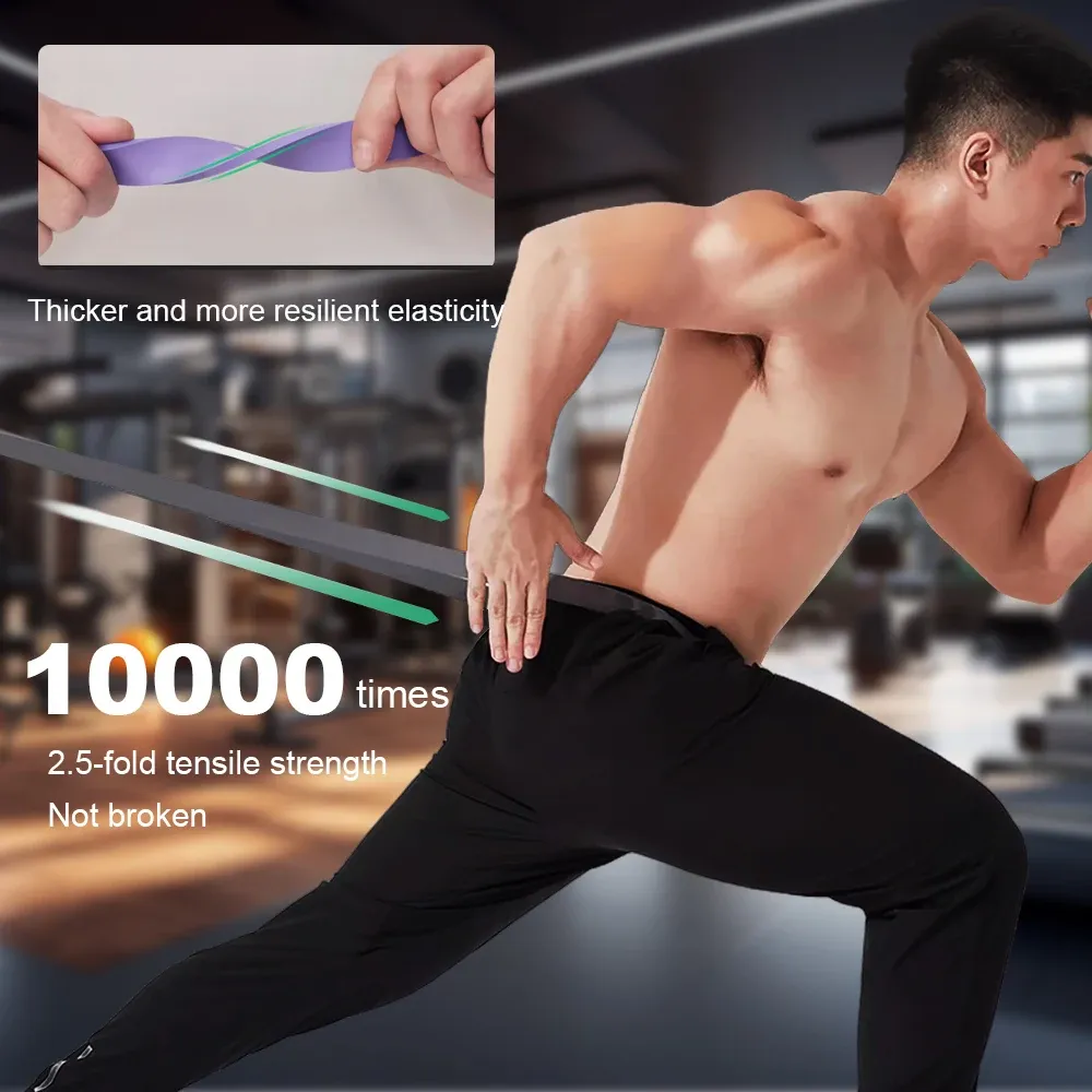 Adjustable Resistance Bands 5-120lbs for Fitness, Boxing, Agility Training, Yoga, Pilates - Home Gym Workout Equipment for Men & Women showcase 5