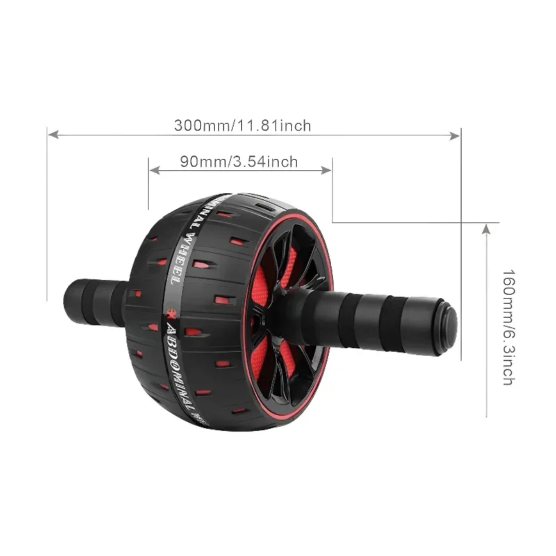 Abdominal Roller Wheel for Home Gym - Core Strength Training Equipment for Men & Women, Muscle Toning, Waist Slimming, and Weight Loss thumbnail 6