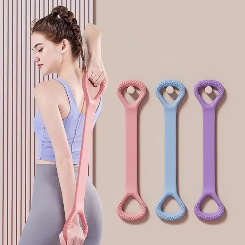 8-Shaped Fitness Resistance Band for Home Workouts - TPE Elastic Pull Rope for Yoga, Pilates, Strength Training & Gym Exercise showcase 3