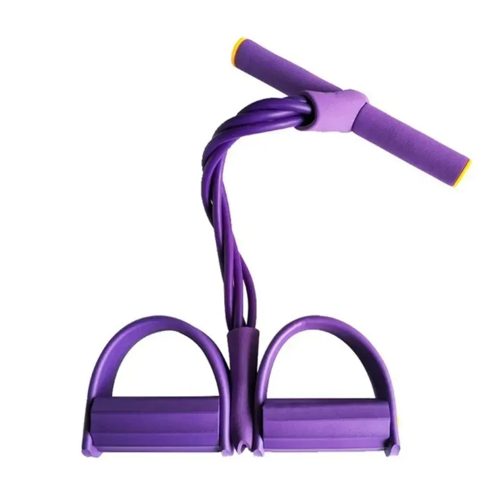 4 Resistance Elastic Pull Rope Home Gym Training Device for Abdominal Workout | Unisex Fitness Equipment for Strength Training thumbnail 6