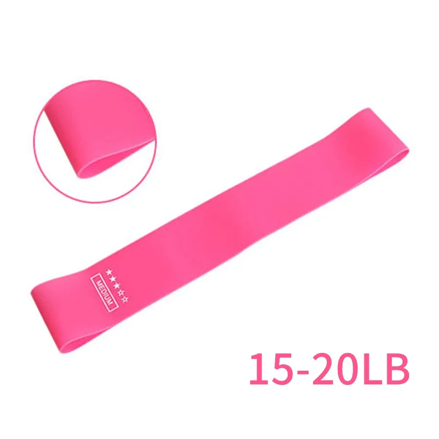 6 Pcs Resistance Bands Set for Fitness, Crossfit, Yoga & Strength Training - Natural Latex Mini Loop Bands for Home Gym Workouts showcase 10